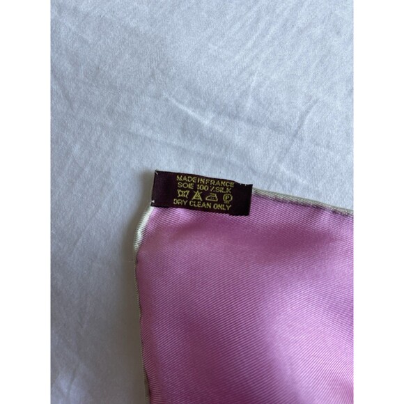 NIB HERMES 140cm Giant Silk Scarf Shawl Chasse en Inde Pink Purple Vintage RARE - Picture 12 of 16